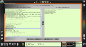 Image of Geopod Parameter Chooser